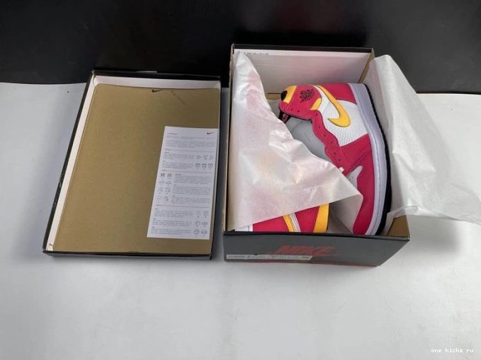 Rep Onekick Jordan 555088-603 Fusion High OGLight Air 1 Red 0810